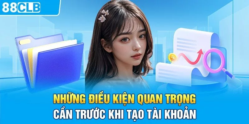 Điều kiện đăng ký tài khoản